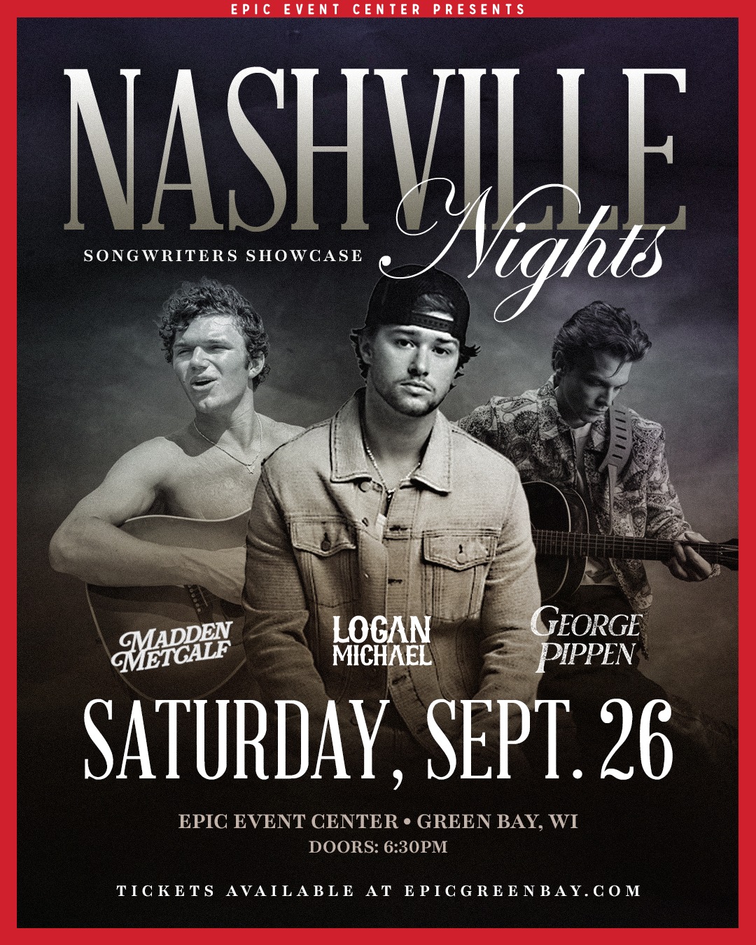 🚨 JUST ANNOUNCED 🚨 NASHVILLE NIGHTS: A SONGWRITER SHOWCASE is
