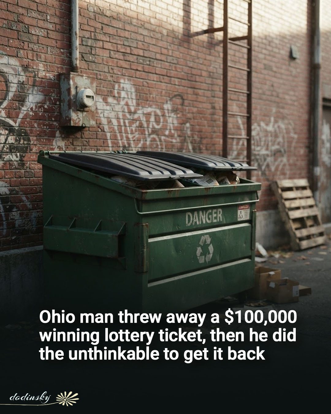 A Fortune Found in the Trash Sometimes, the line between losing