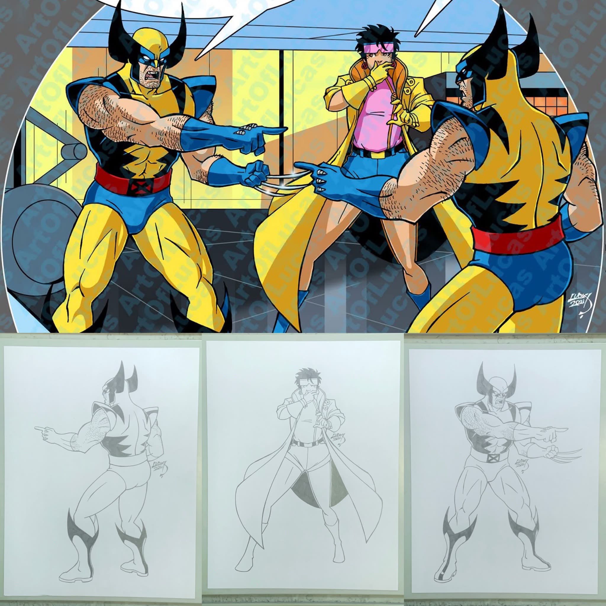 X-Men: The Animated Series Original Art Auction - Ends This Sunday