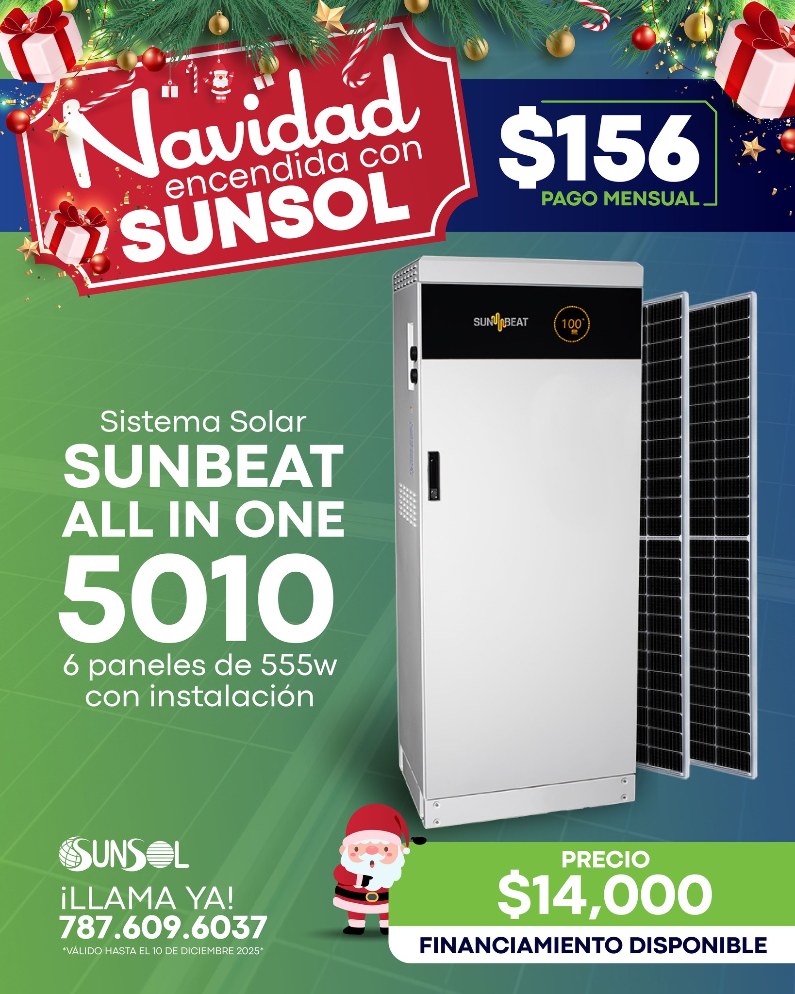 SunSol - ¡Energía para tu casa por solo $156 al mes! Sunbeat All In One ...