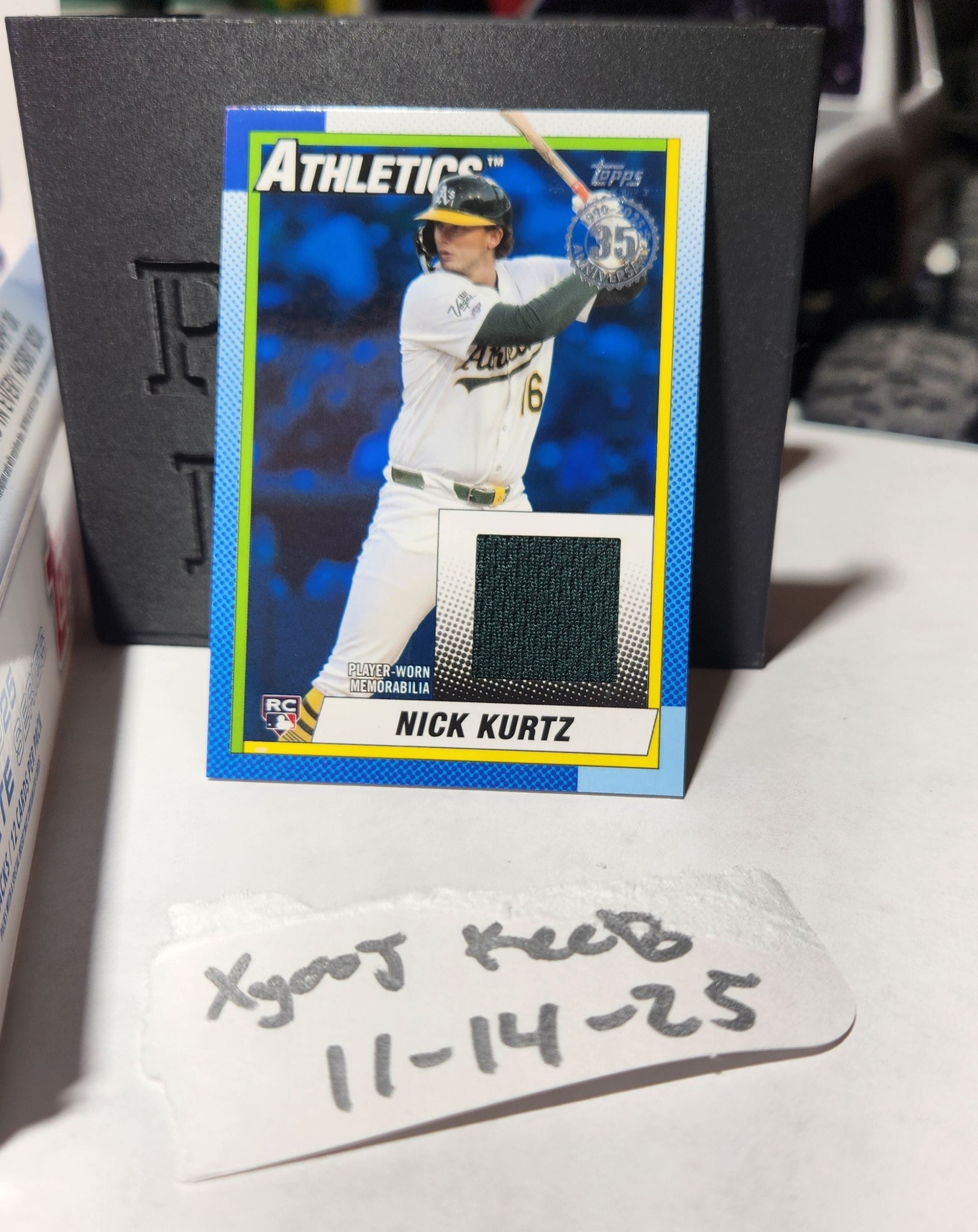 FIRST LOOK: Nick Kurtz's LITERAL first ever flagship rookie card