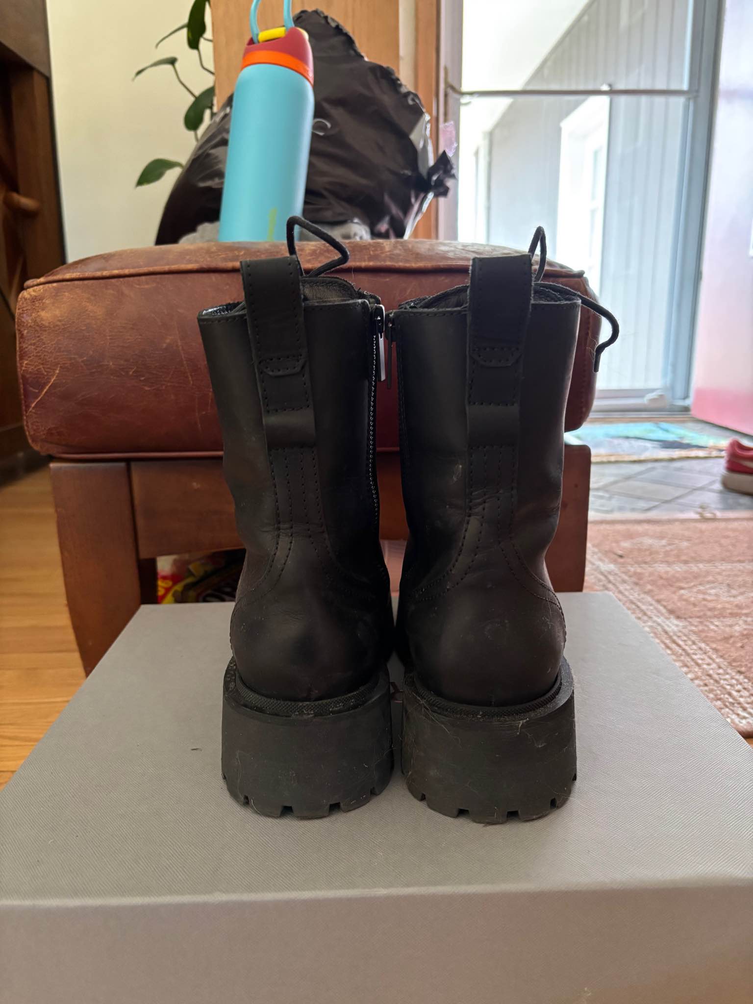 Thursday Boot Co Black Platform Lace-up Boots - Boots - Robbinsdale ...