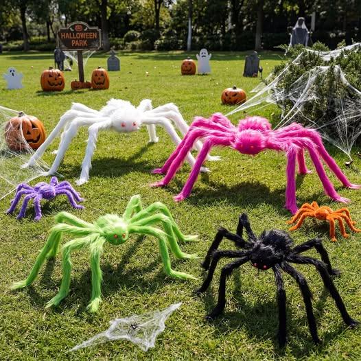 Oh this is a fun set! This 6 pack of Colorful Spiders is d0wn to