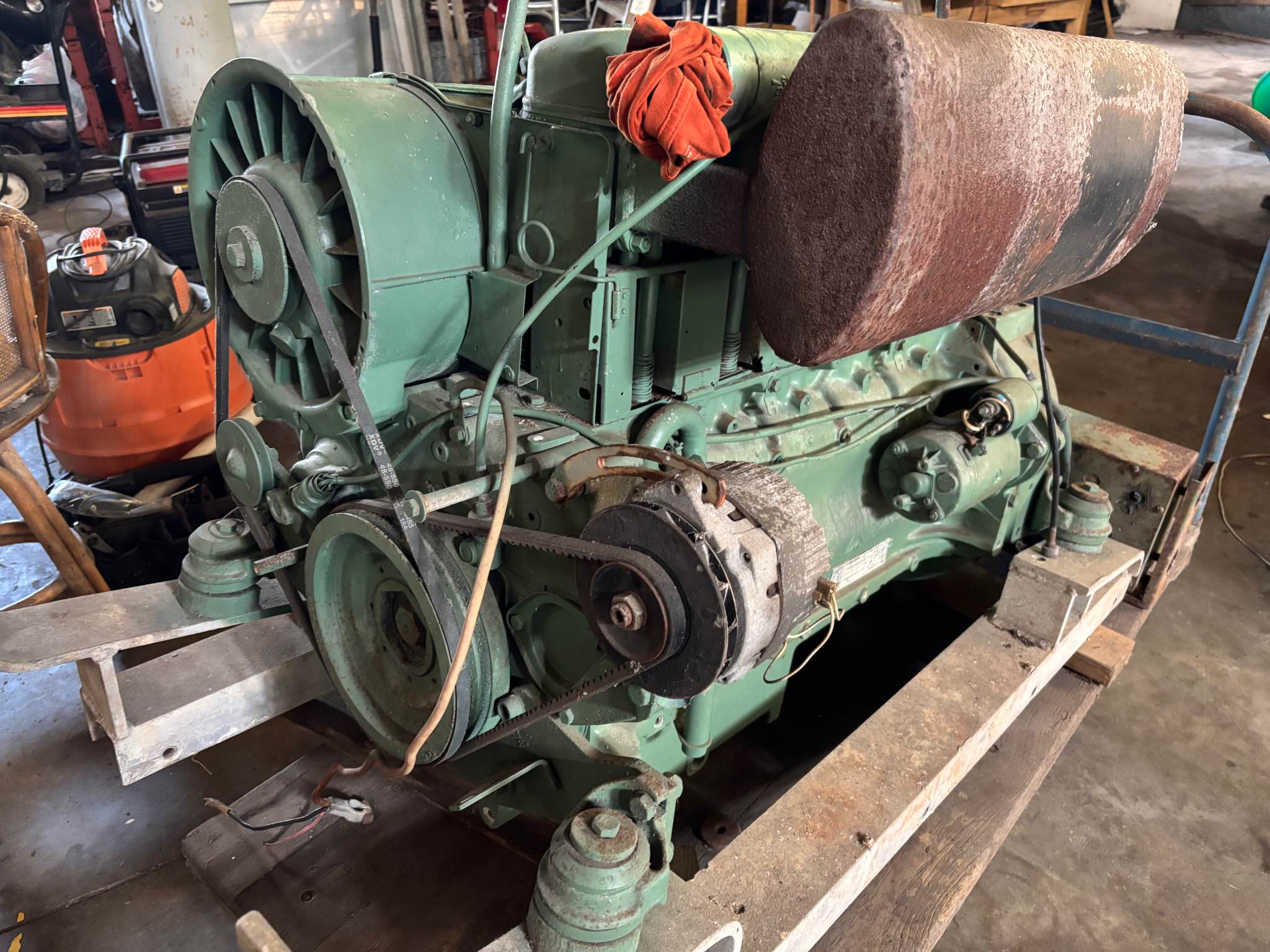 Industrial Diesel Motor Power Unit – Deutz F5L912 w/ Rockford Clutch ...
