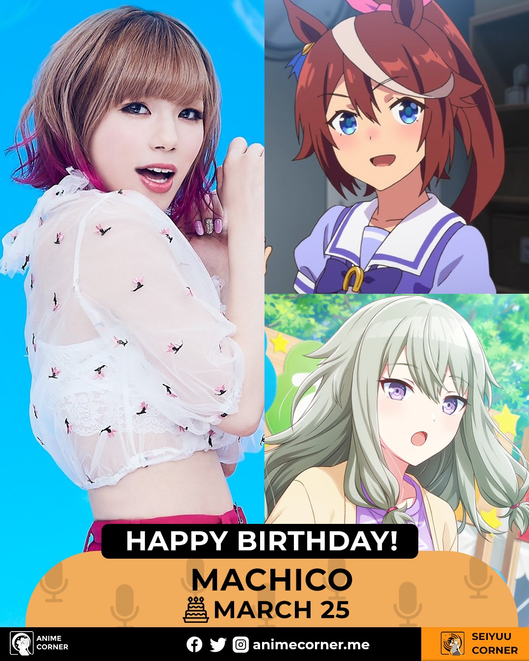 Seiyuu Corner - Happy 30th birthday to the talented Machico! She is a ...