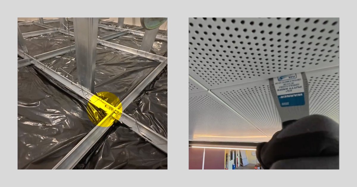 Armstrong - When safety is a priority in a space, secure ceilings make ...