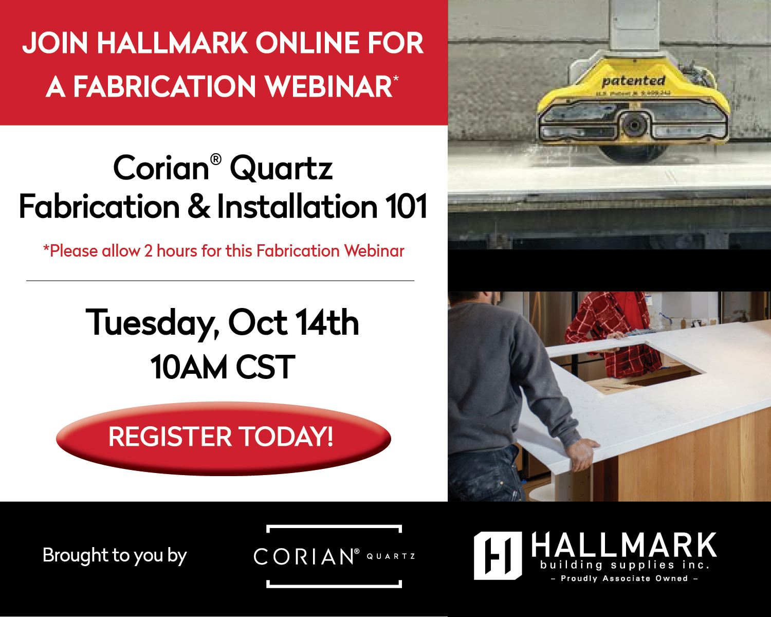 Hallmark - Ready to help your team improve their Corian® Quartz ...