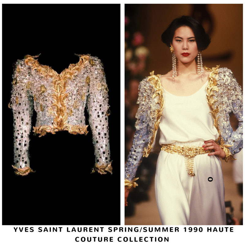 Maft - An embroidered evening jacket from the Yves Saint Laurent