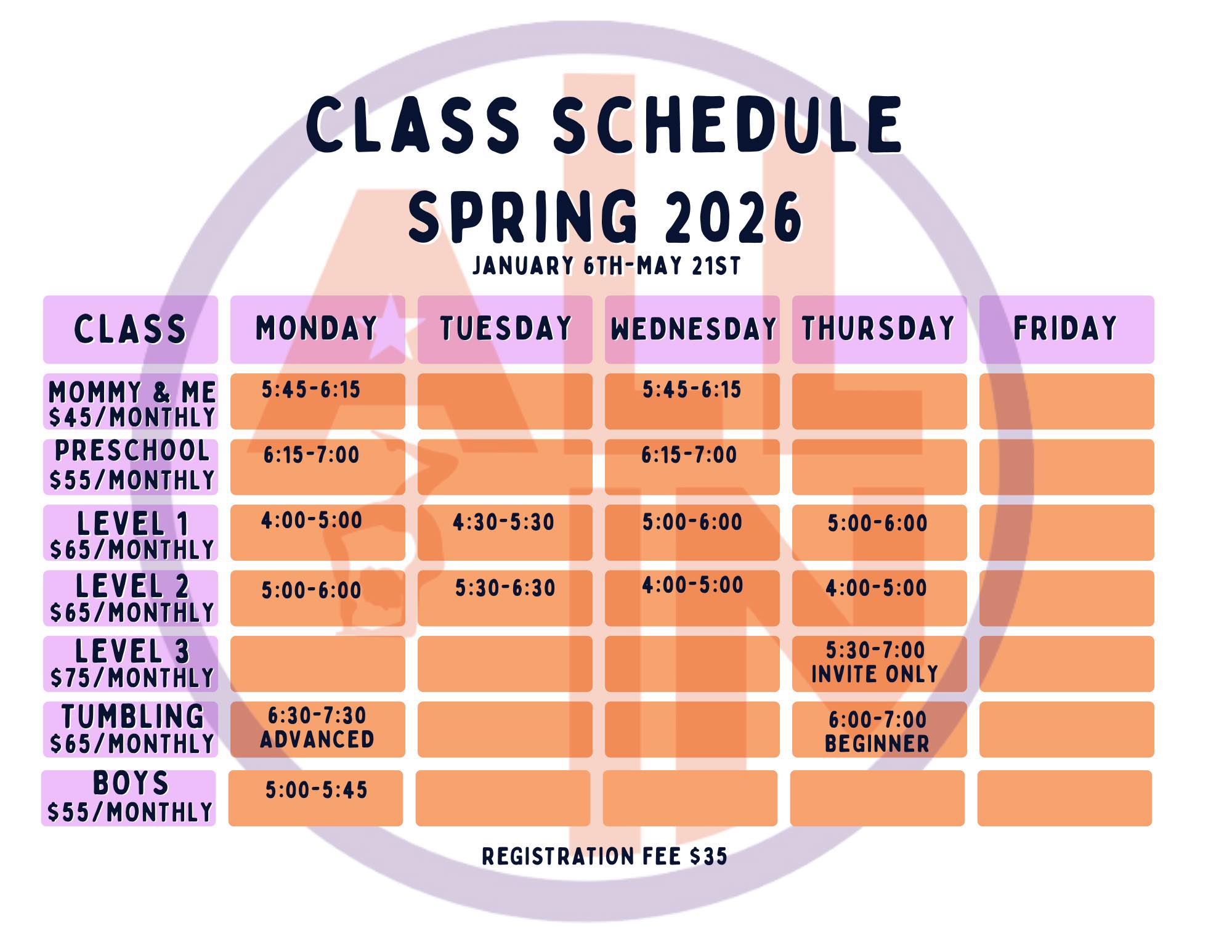 CSULB Spring 2026 Calendar