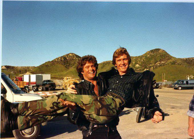 VIC - David Hasselhoff brought Michael Knight to life in Knight Rider ...