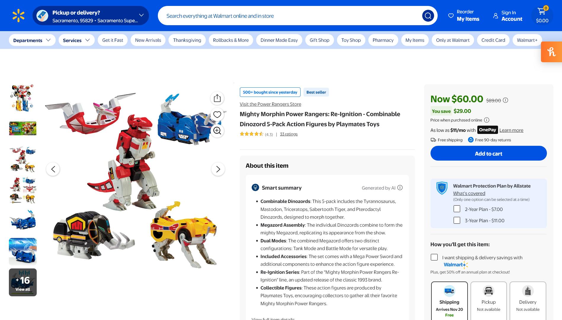 RangerBoard - A great deal for the Playmatestoys Mighty... | Facebook