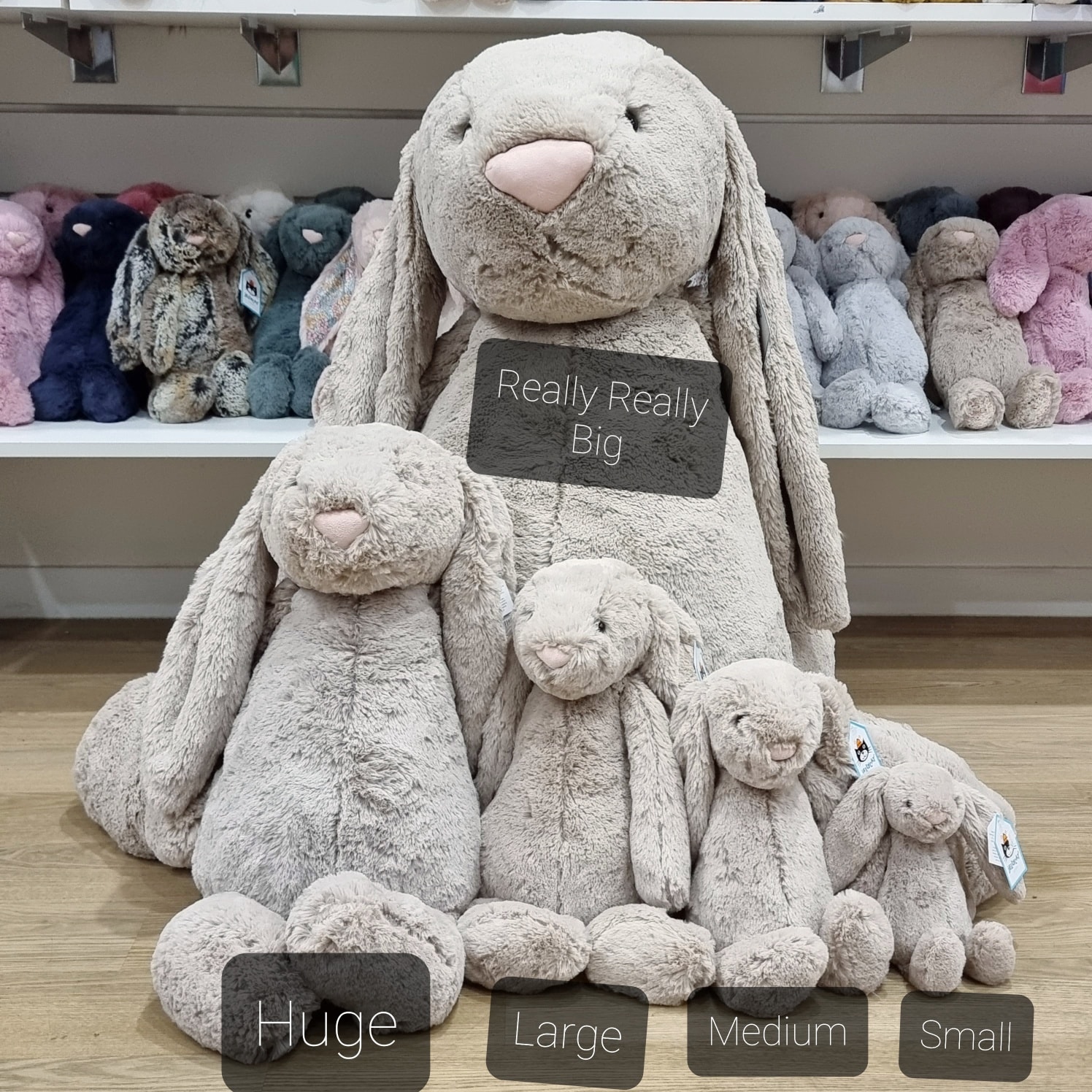 Jellycat GIGANTIC Bunny is still available. Don't miss out on this