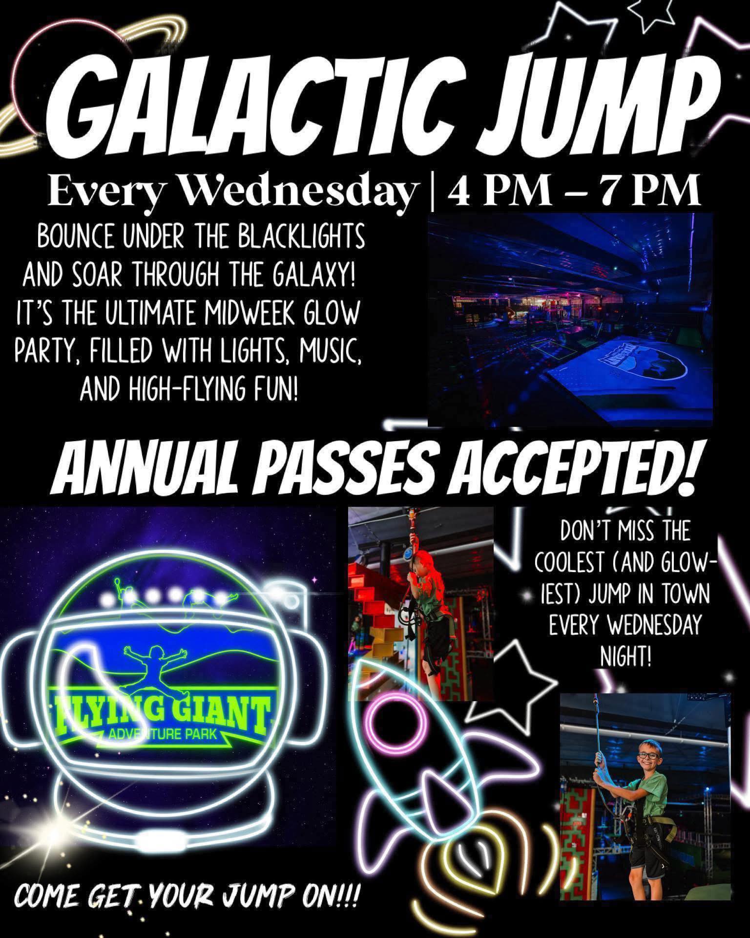 Flying - Happy Wednesday Helena! It’s Galactic Night!! 🚀 Come get your ...