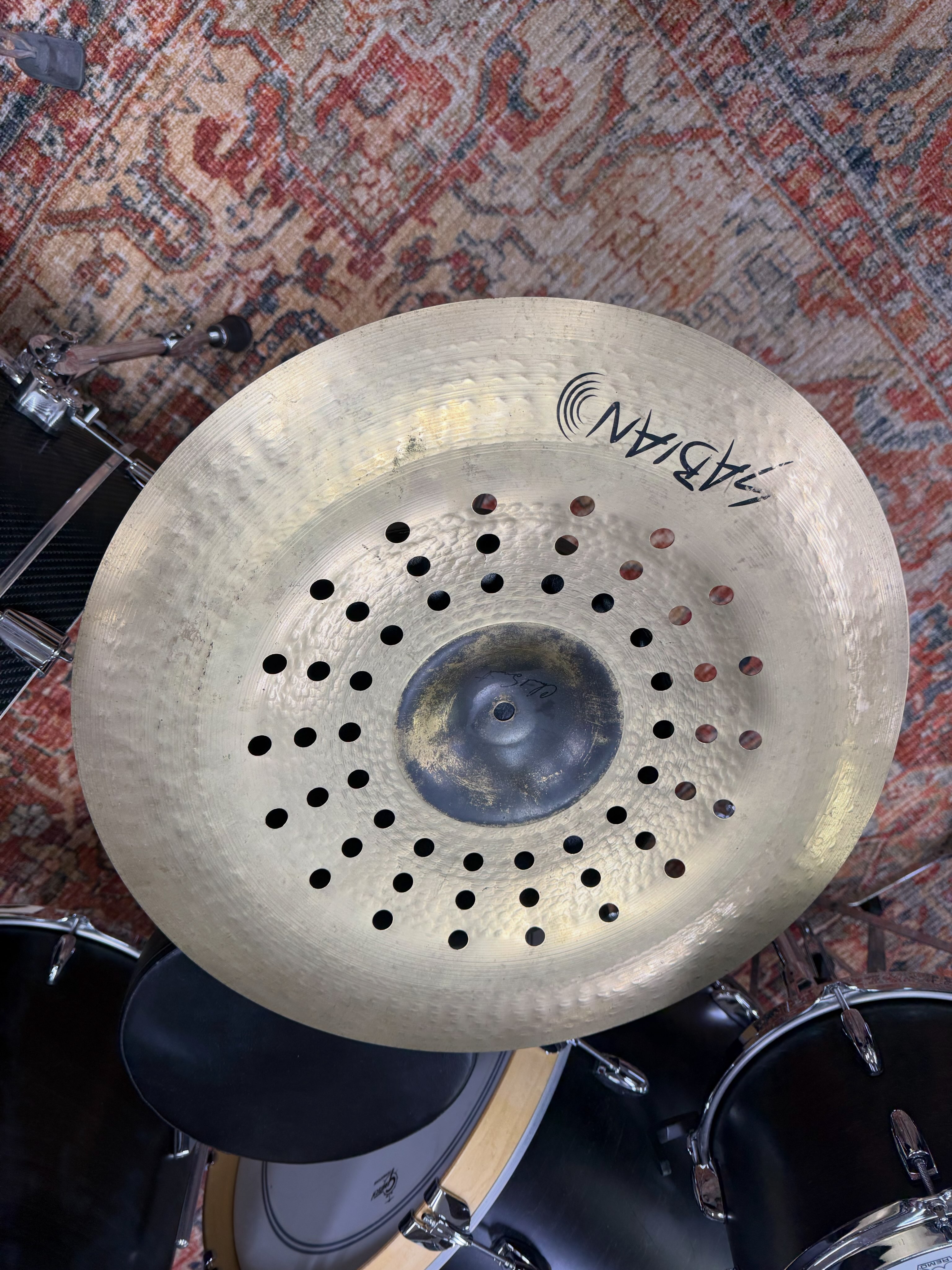 $215 Sabian 19” AA holy China. Loud, bright and trashy. Used very