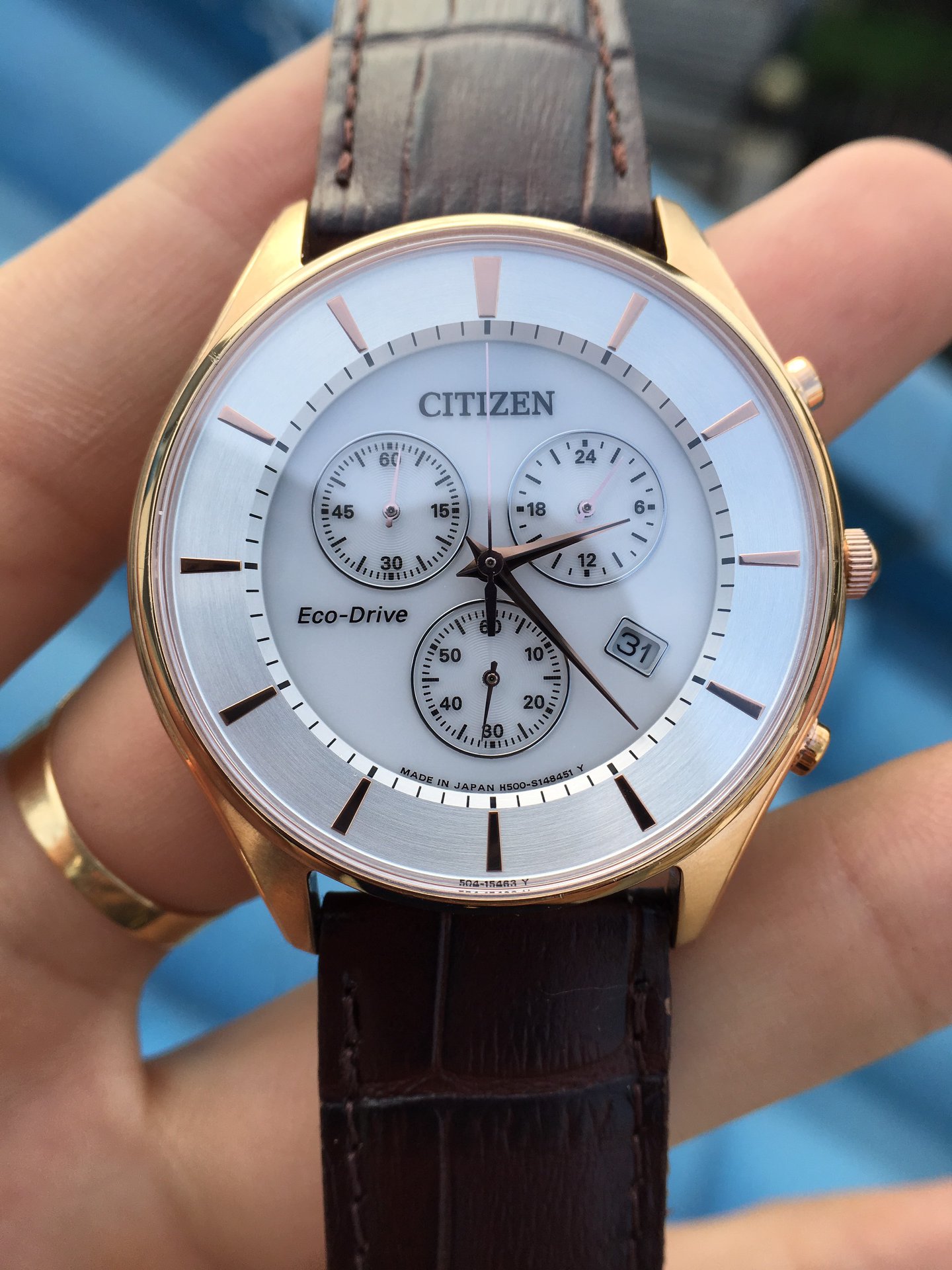CITIZEN Eco-Drive H500-S107318 ••• Đồng hồ nam, máy Nhật dùng pin 