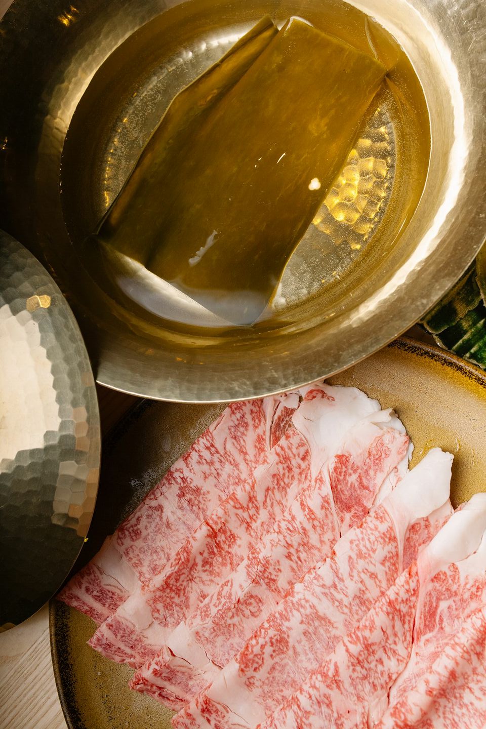 Visual Reference: Zen Japanese Restaurant Hida Gyu Shabu Shabu Sliced A5 Hida