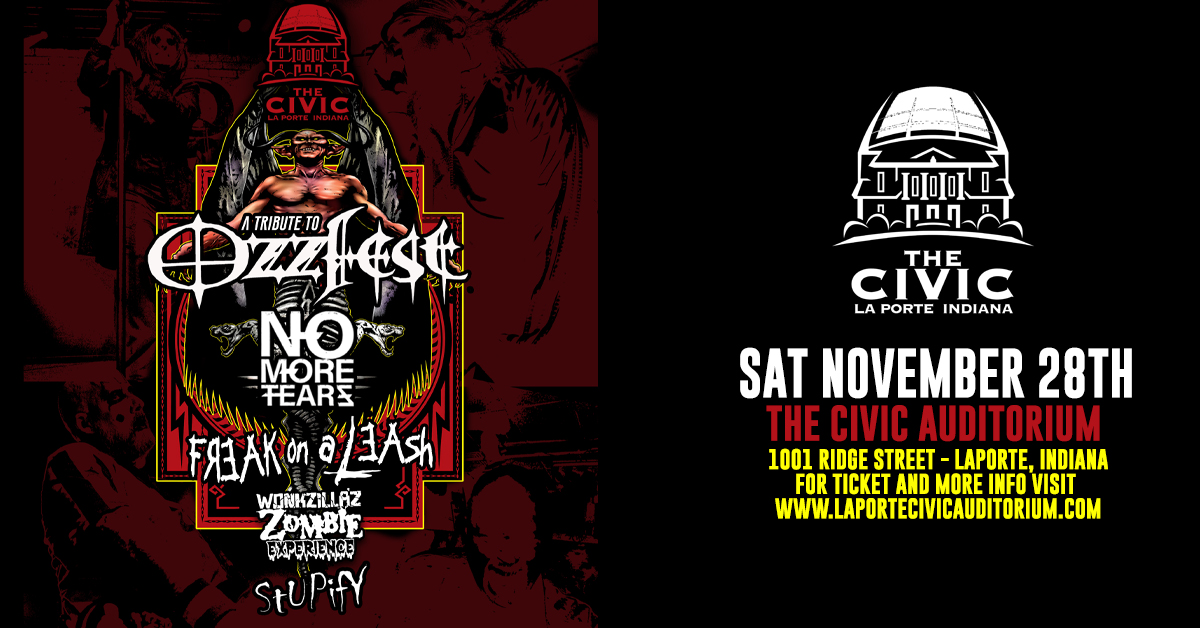 TRIBUTE TO OZZFEST at THE LAPORTE CIVIC AUDITORIUM