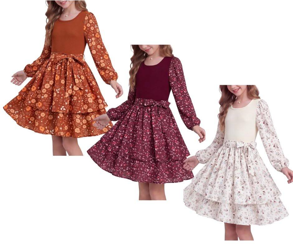 cheap cute fall dresses I thought I saw someone looking for dresses! These would be perfect for your girl and they are d0wn to 11.49 (reg 22.99) when you use O608AES0 fall dresses Black Deep V-neck Appliques MATRIXIFYWK372025 Size:2XLT