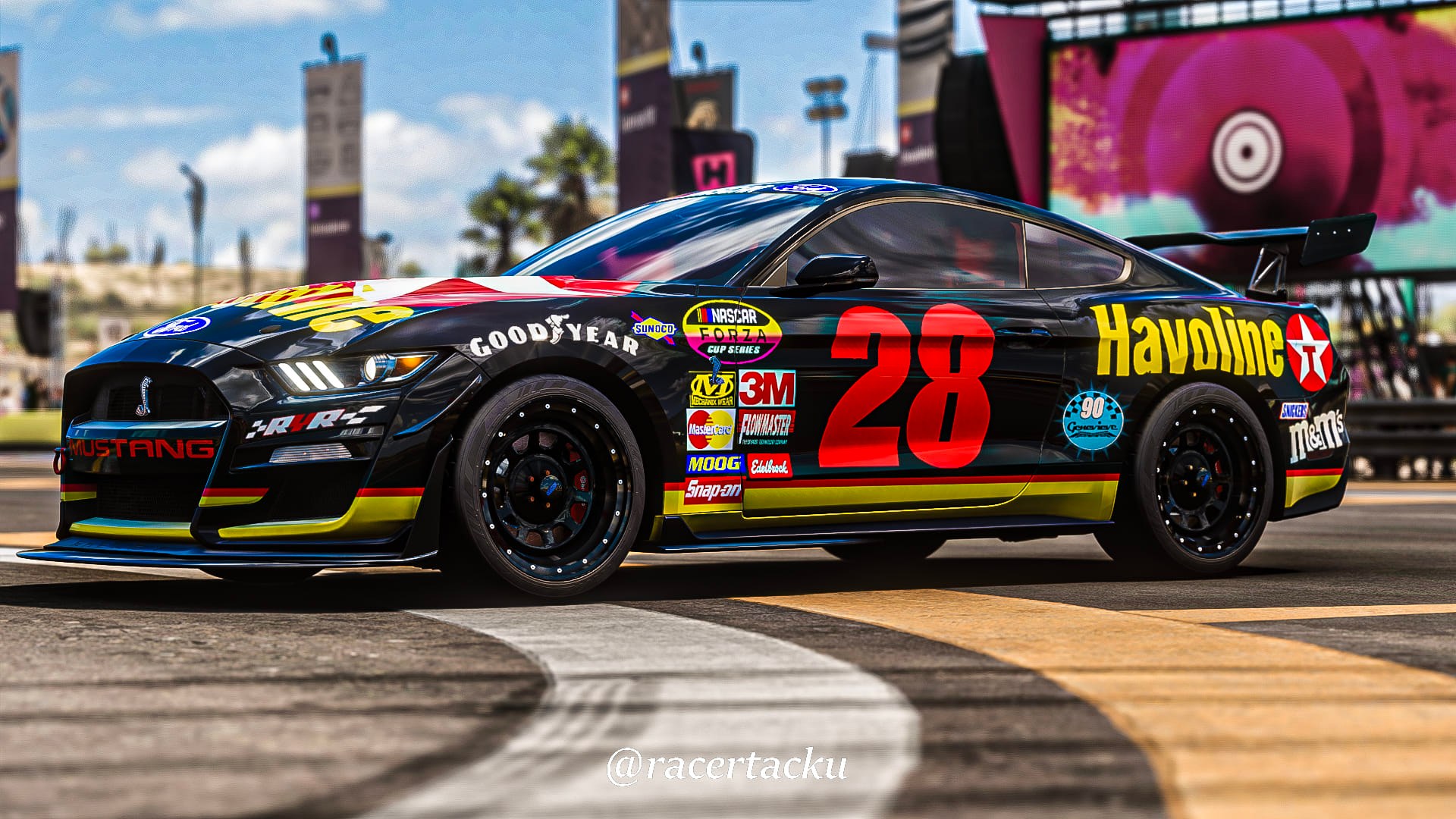 Texaco/Havoline paint scheme sponsor