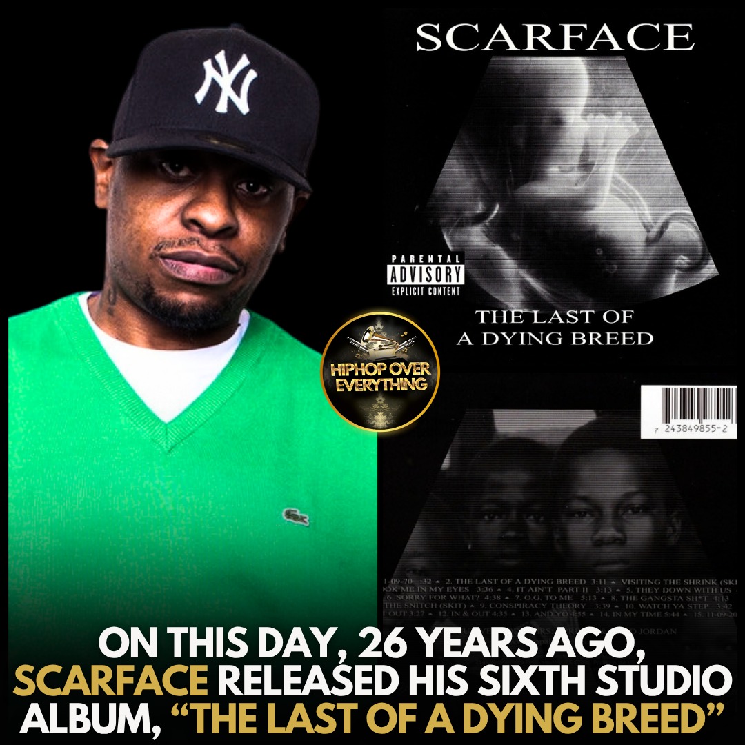 📲 On this day, 26 years ago, #Scarface released his sixth studio