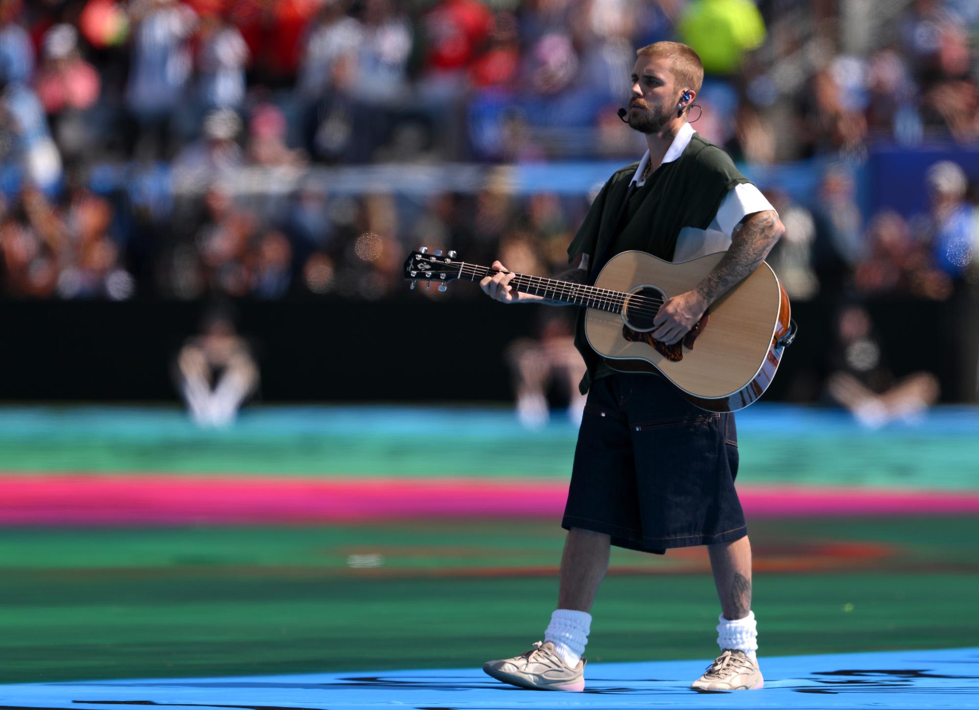Stars of music and football took to the pitch for the first ever