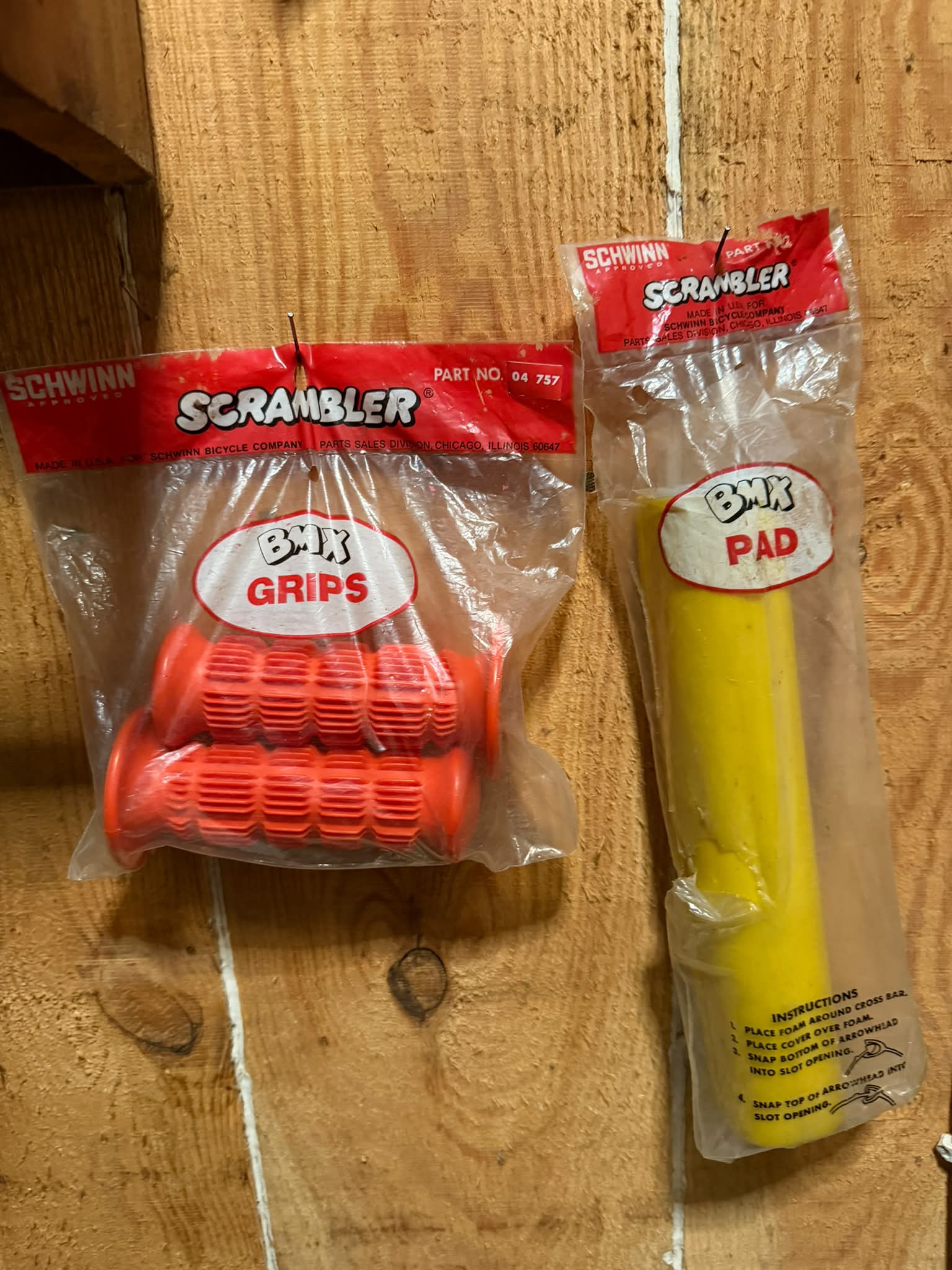 SCHWINN PAR SCRANBLER PARTNO.04757 757 PART NO. SCRAMBLER