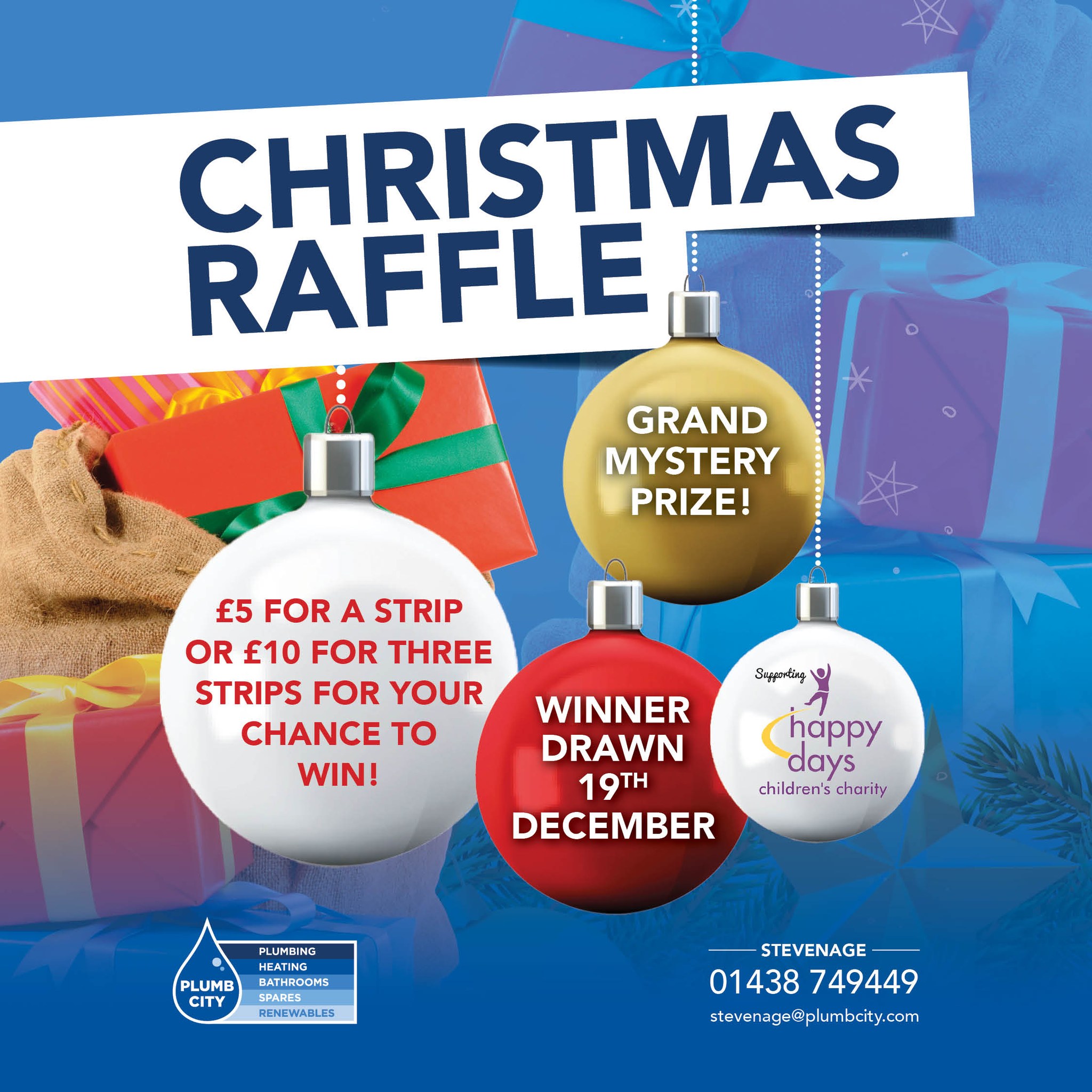 Plumbcity - 🎄 Plumbcity Stevenage Christmas Raffle! 🎄 The festive ...