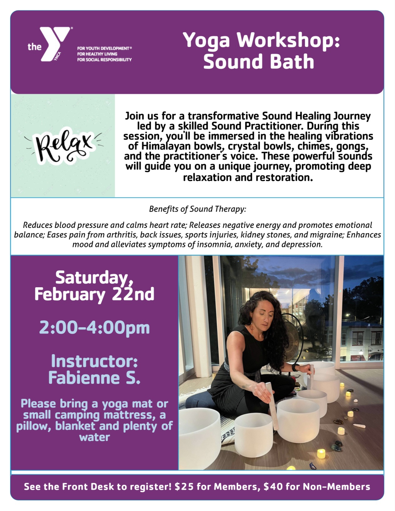 Yoga Sound Bath Workshop