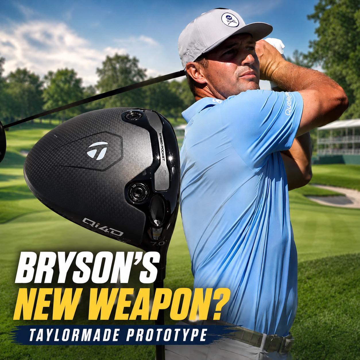 Taking flight in Napa. Collin Morikawa was testing a P·DHY 4-iron