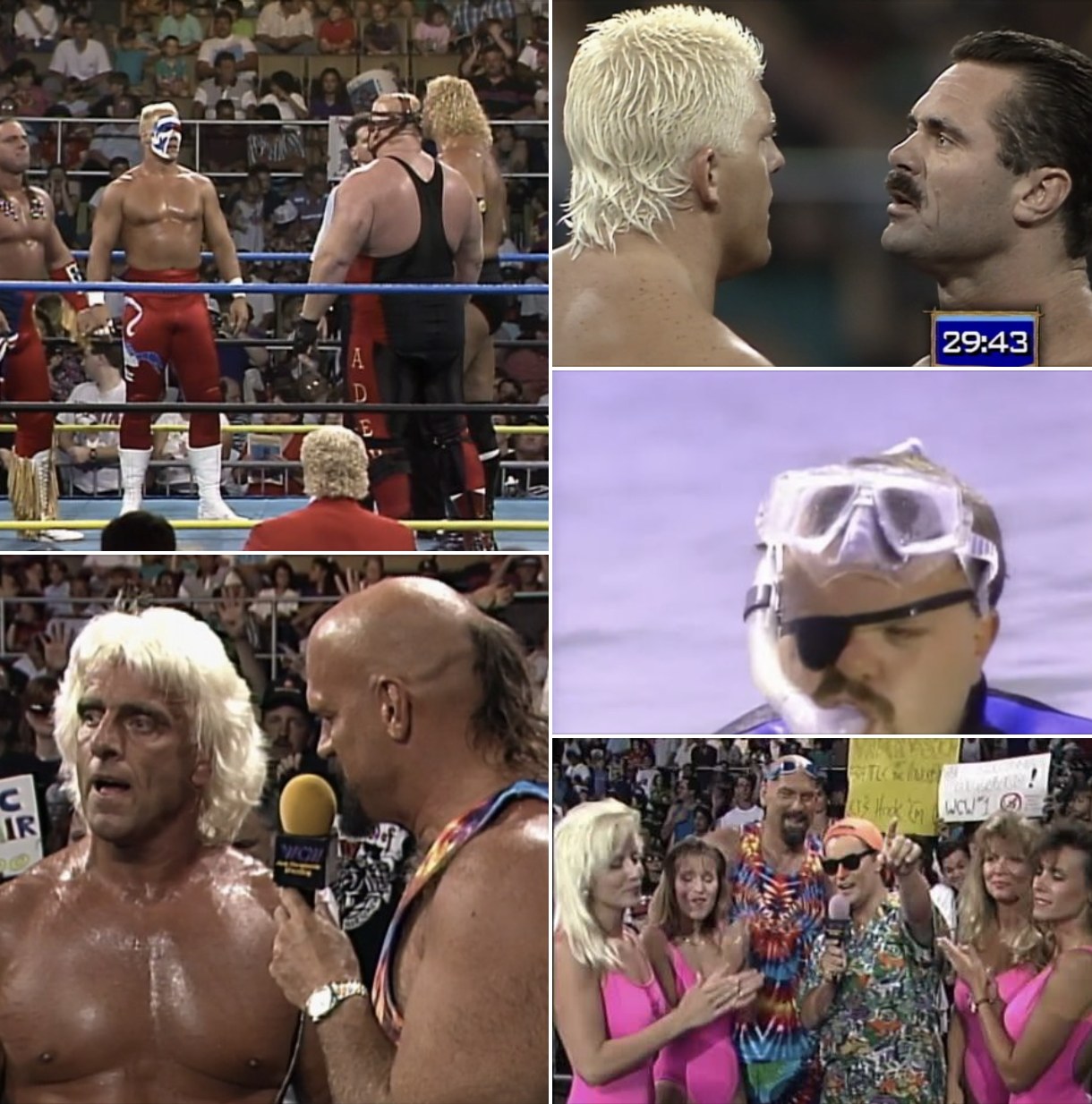 Harley Race. Sid, Vicious、VADER.Parker On this amazing throwback, Sid Vicious, Big Van Vader, manager Col