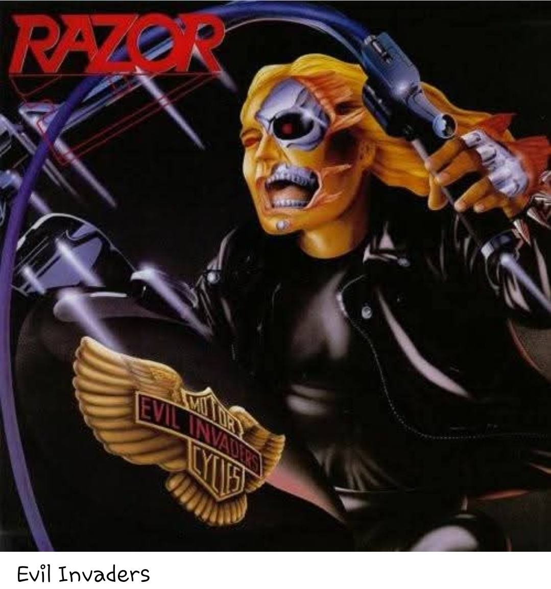 Razor 'Executioner's Song' and 'Evil Invaders' era (1985