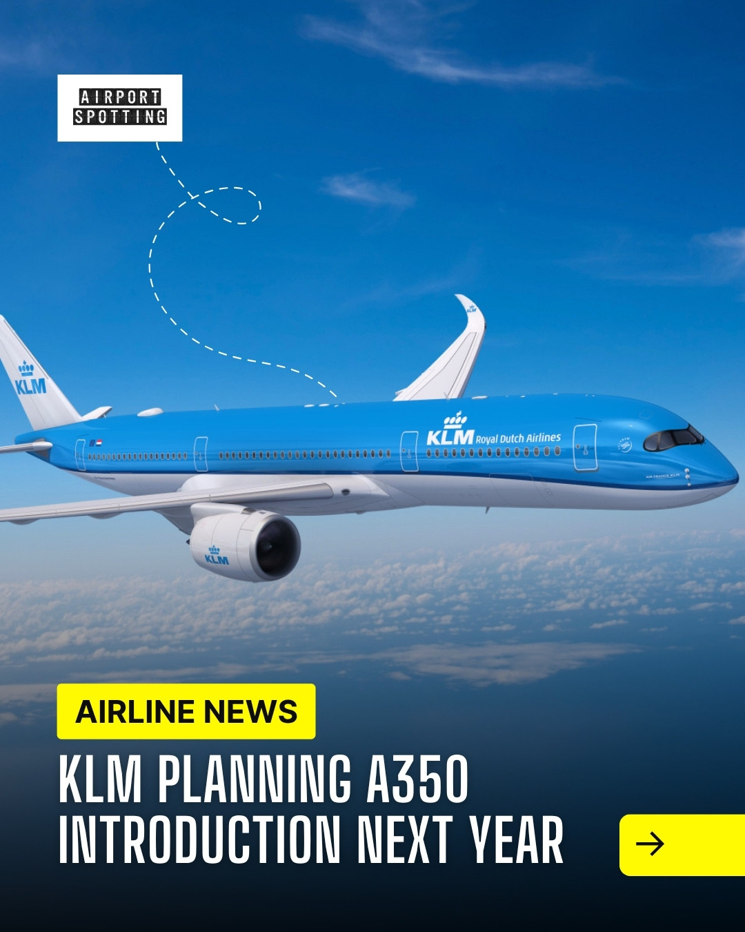 🔴 KLM has confirmed the registration of its first Airbus A350