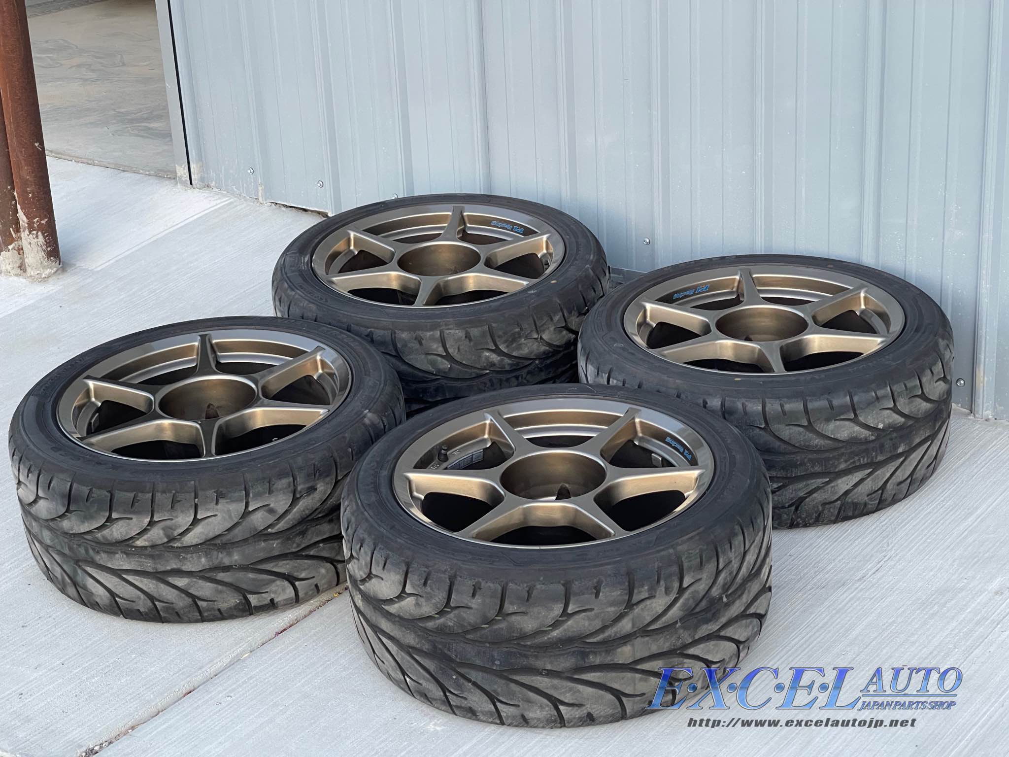Buddy Club P1 Wheel Set Original Finish 17x9j et17 114.3-5H **Does 