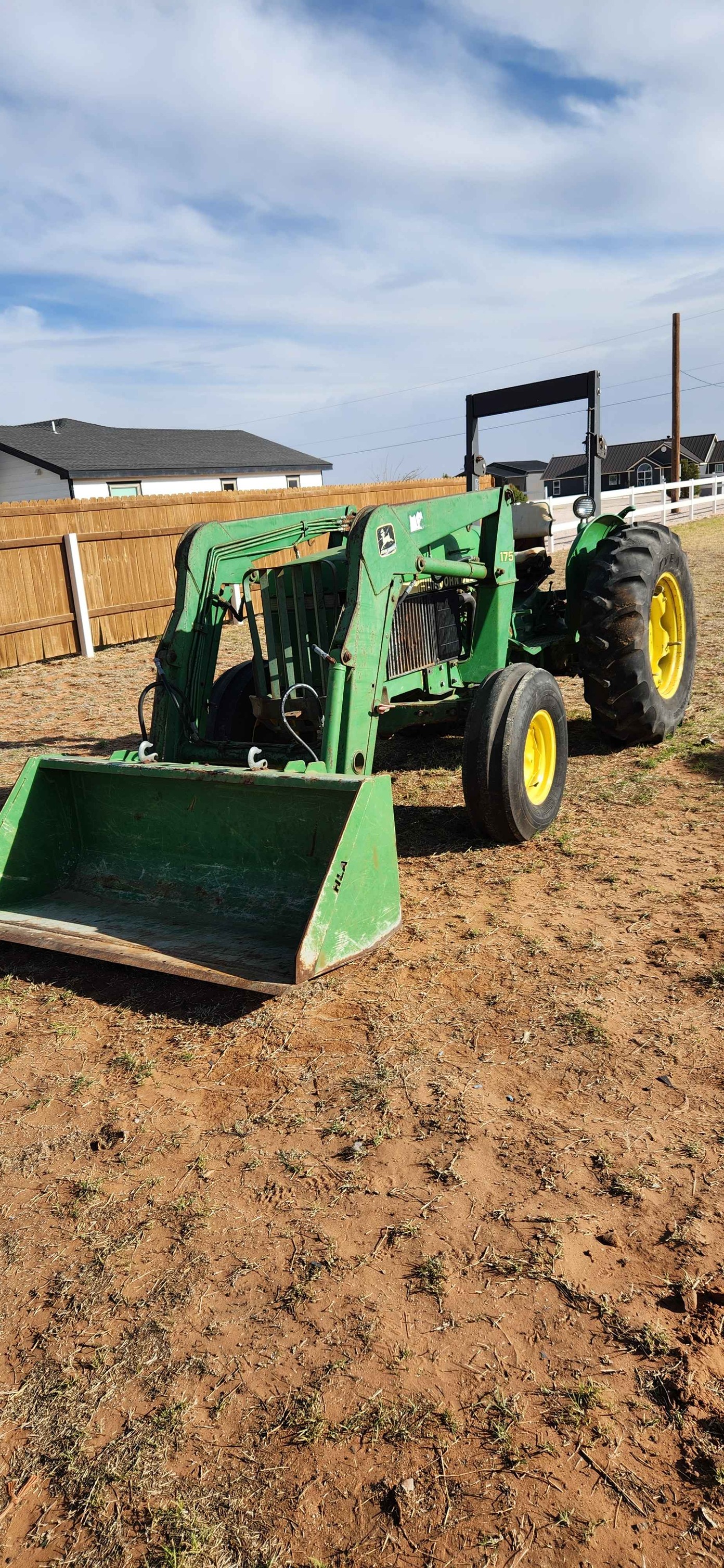 2155 john deere tractor with front end loader needs motor work - Toy ...