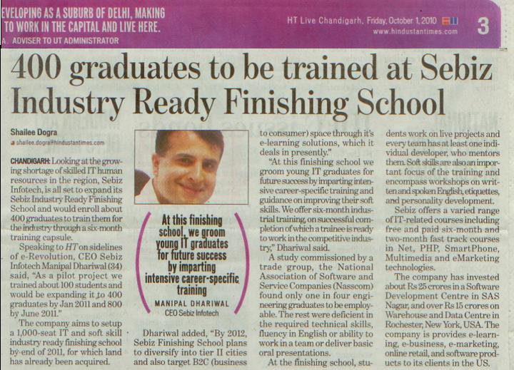Sebiz Infotech Finishing School