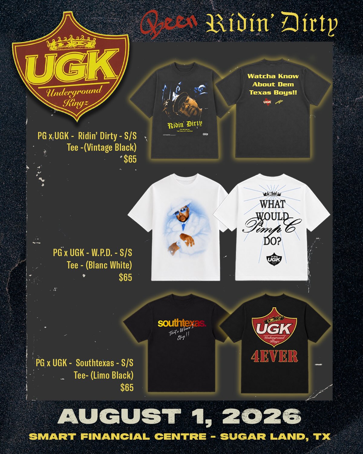 funtastic under ground cabaret king Tシャツ Here is the full merchandise line up for the 30th anniversary of