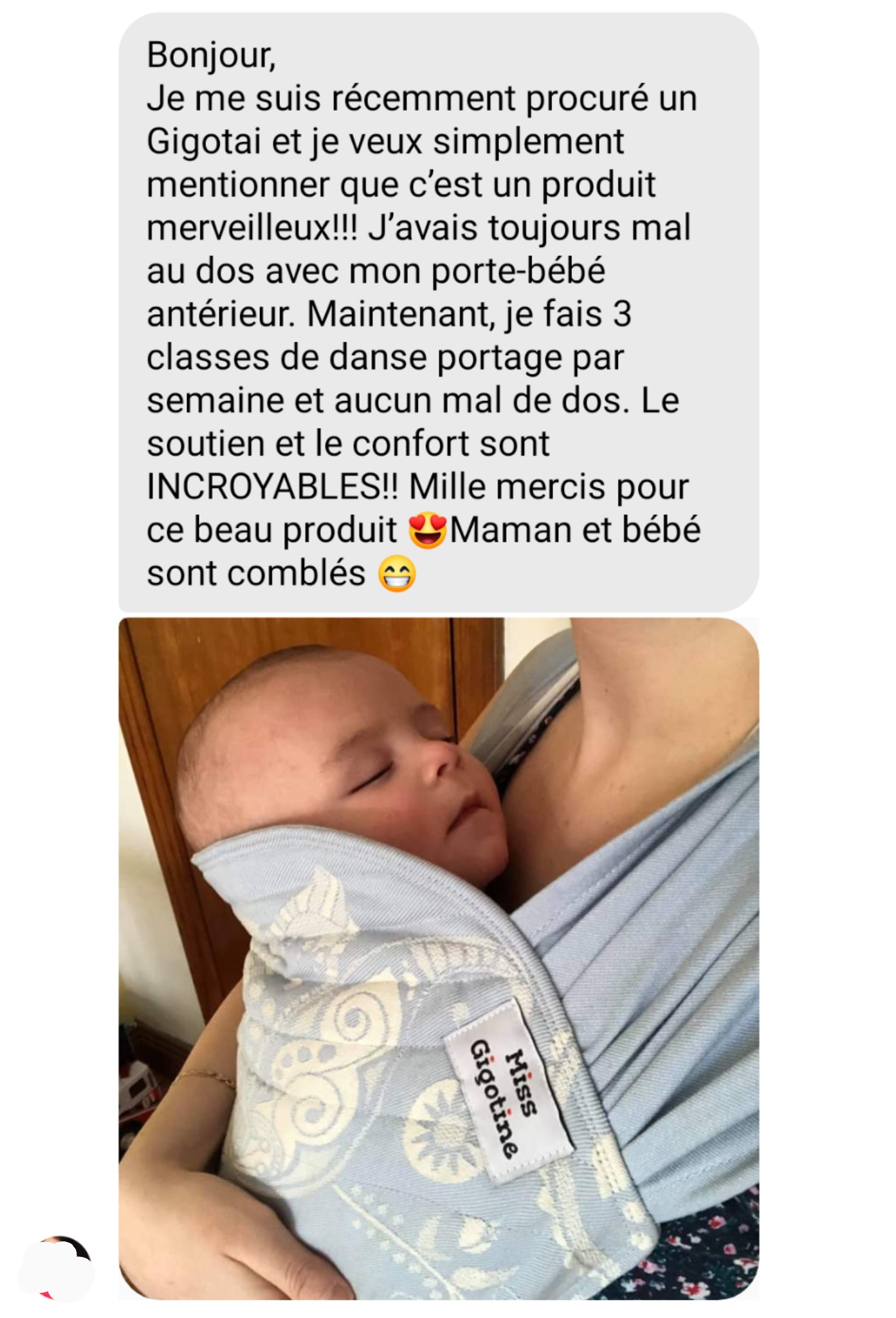 Porte Bebes Miss Gigotine Photos Facebook