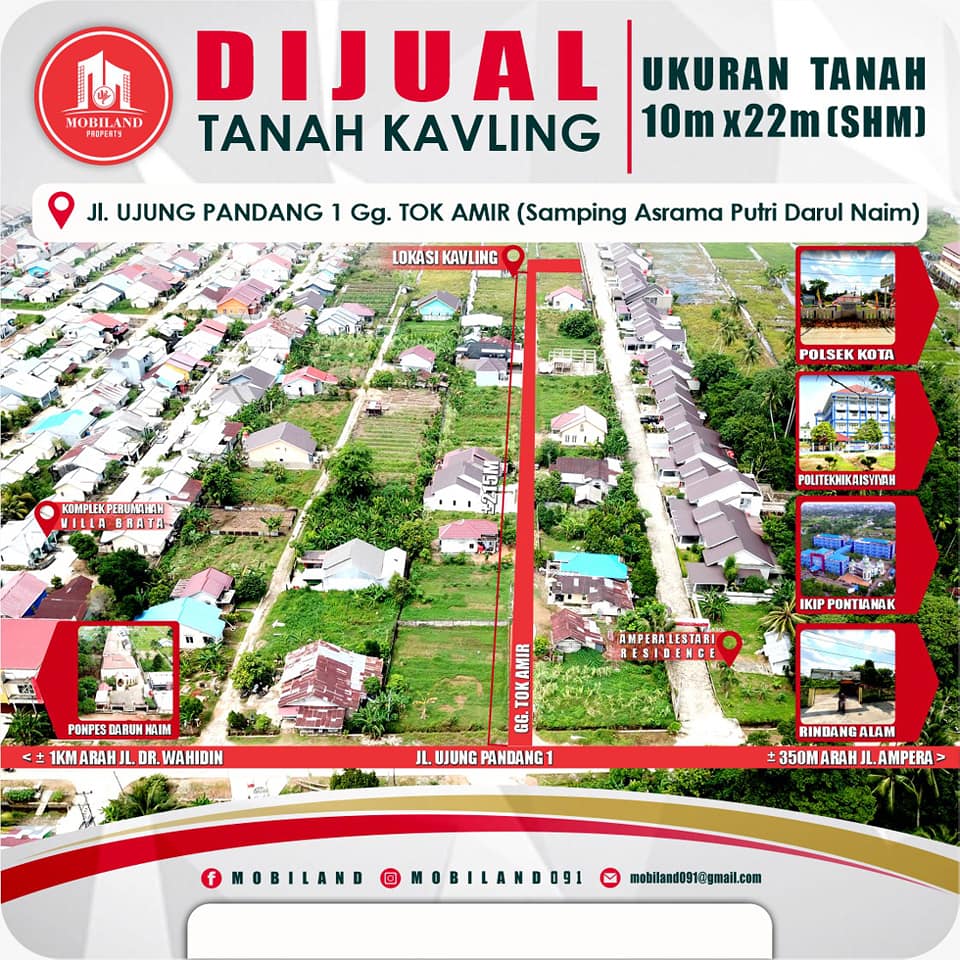 Lokasi Jalan Ujung Pandang Gg Tok Amir Blue Land Properti Kalimantan Barat Facebook