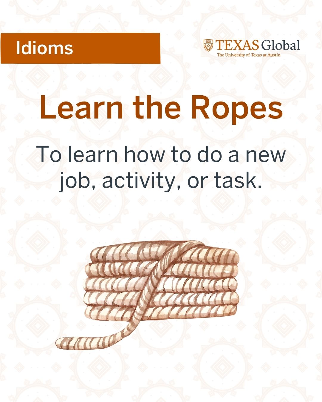 learn the ropes