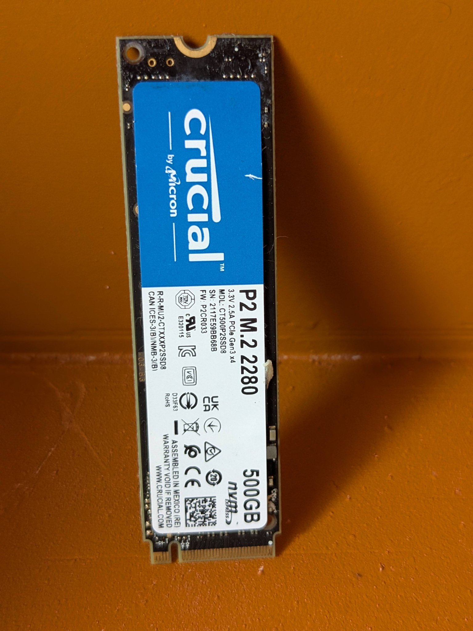 SSD nvme 500gb