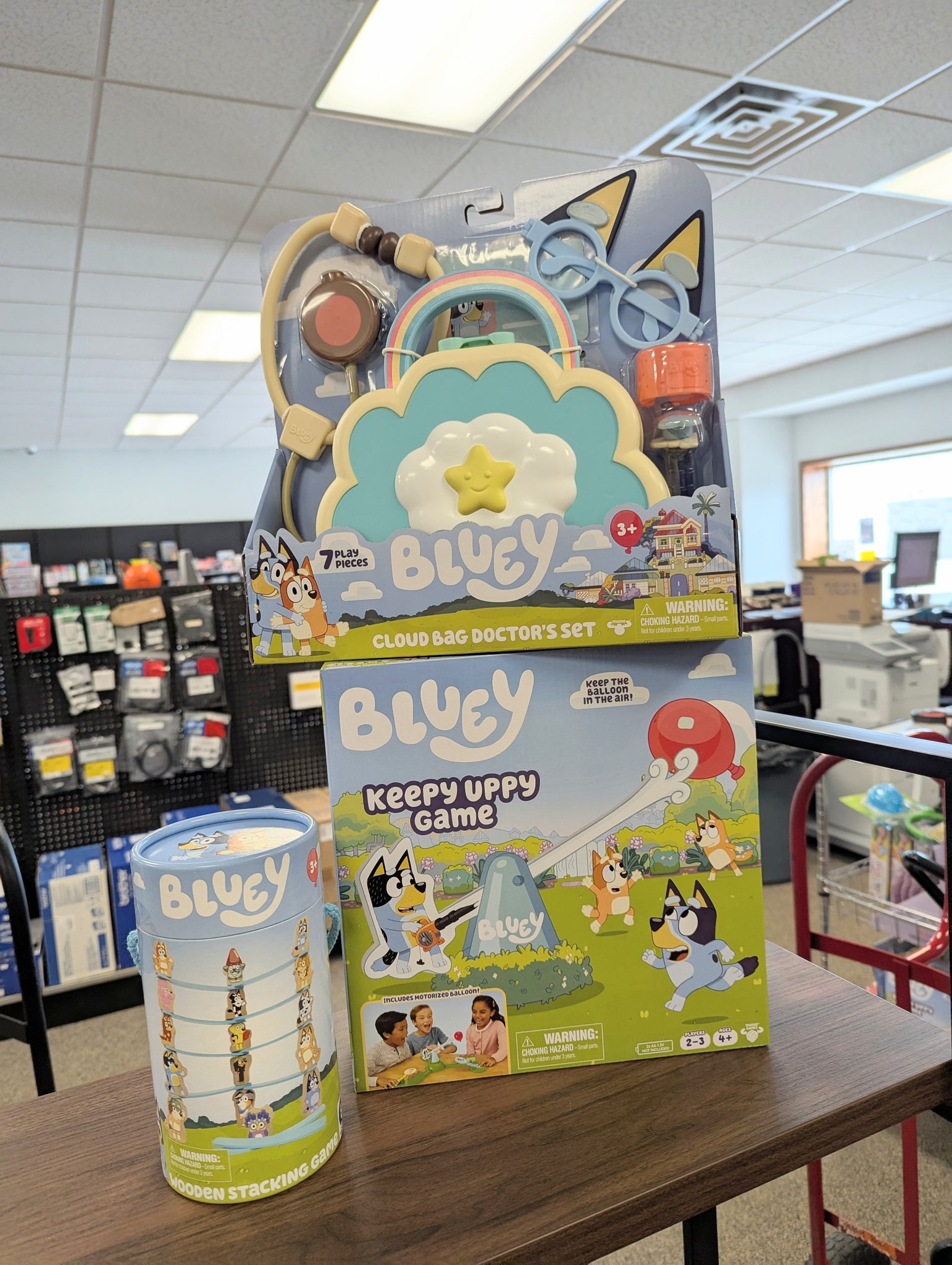 The Current - Bluey!! Keepy Uppy Game Bluey Doctor Kit And Wooden ...