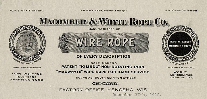 A trimmed piece of stationery... - Kenosha History Center
