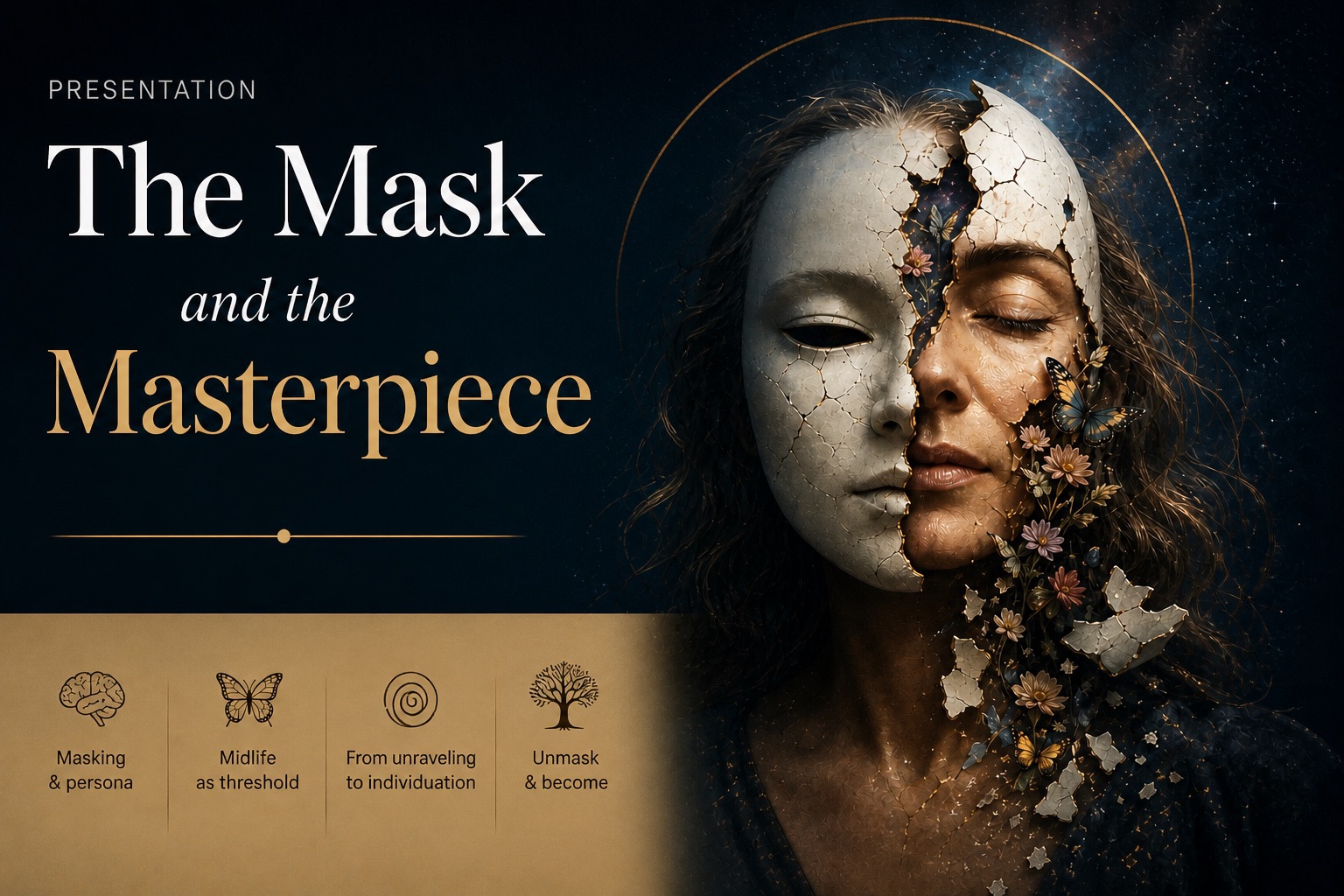 “The Mask and the Masterpiece” presentation by Bronwyn Lea Davis