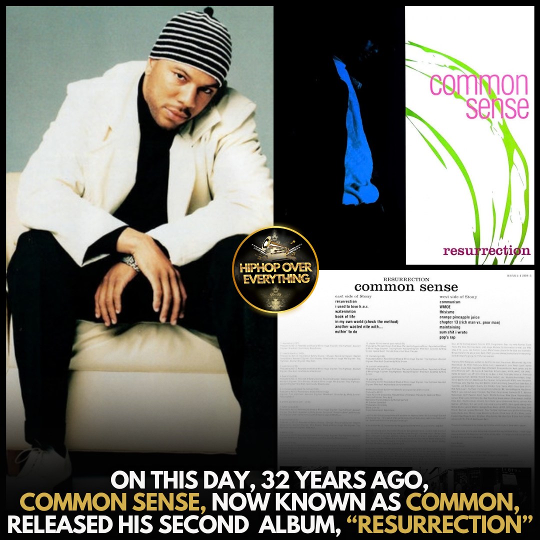 📲 On this day, 32 years ago, #CommonSense, now known as #Common