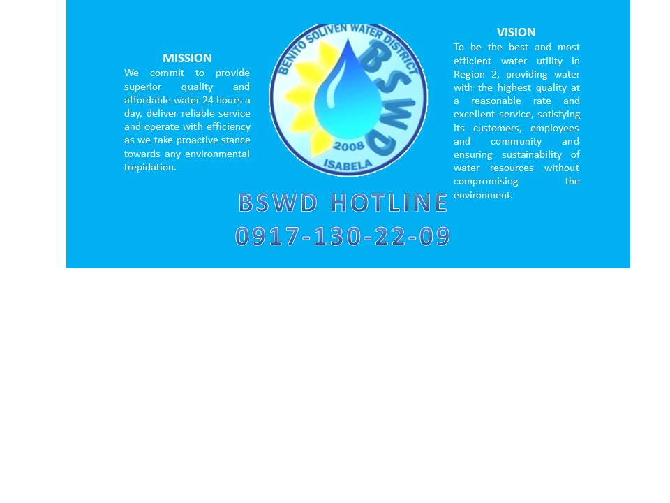 Benito Soliven Water District, Benito Soliven, Isabela
