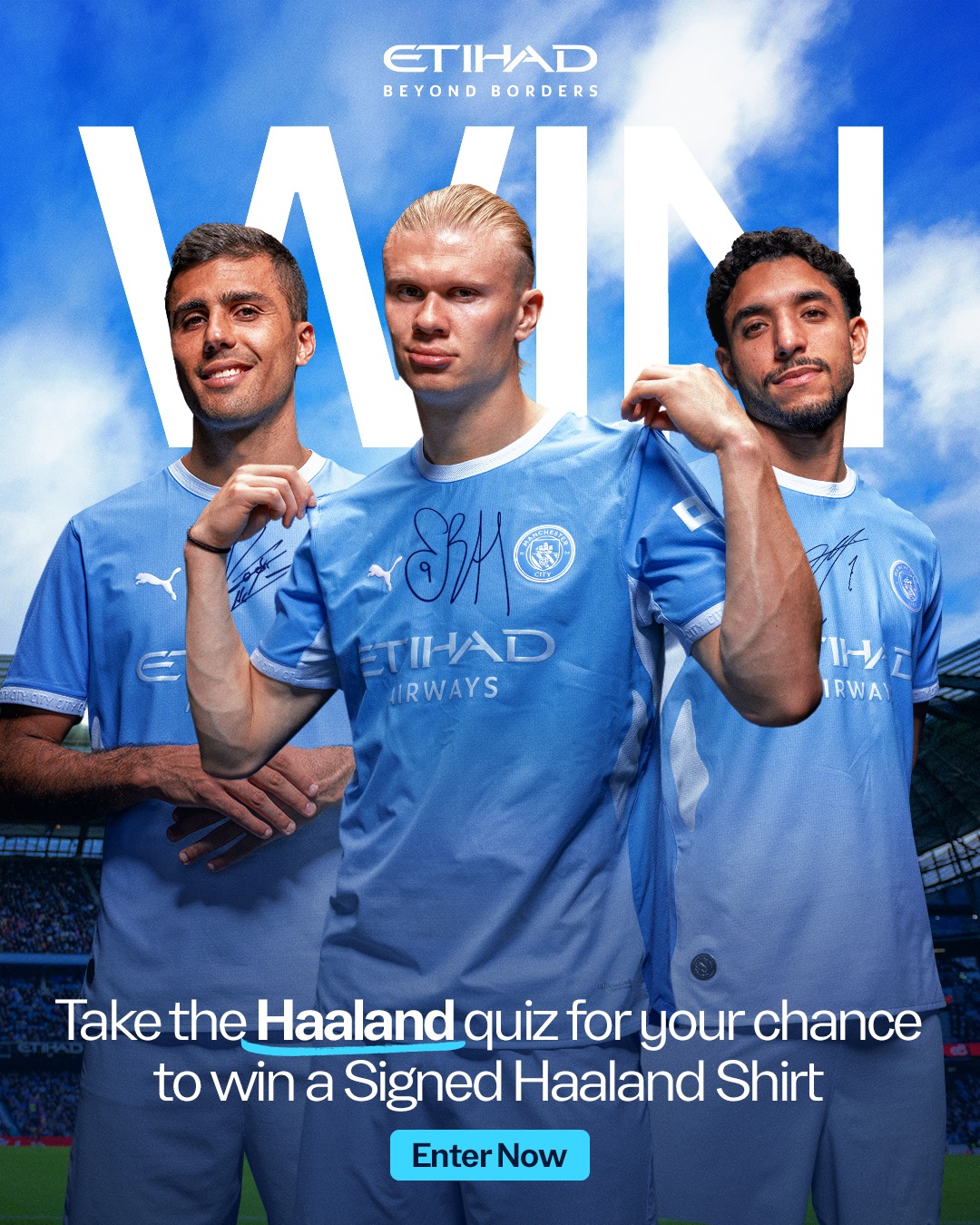 Don't miss your chance to win a shirt signed by Erling Haaland