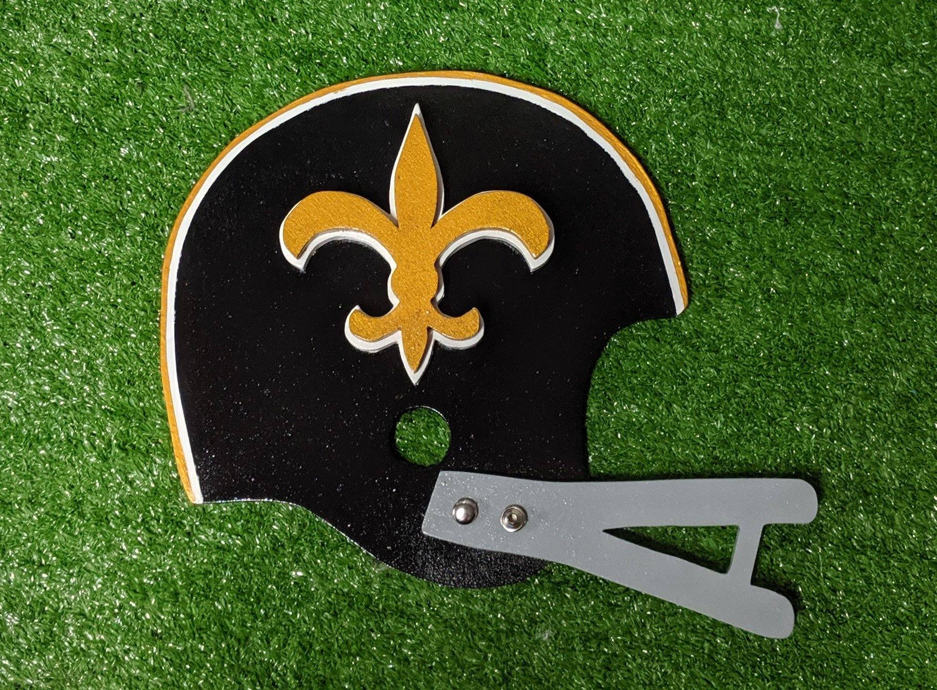 emblem on saints football helmet New Orleans It has an easy application with full auto adhesive backing and is easily removable and will not damage paint or surface ✨NEW ORLEANS SAINTS LOGO REDESIGN✨🏈⚜️