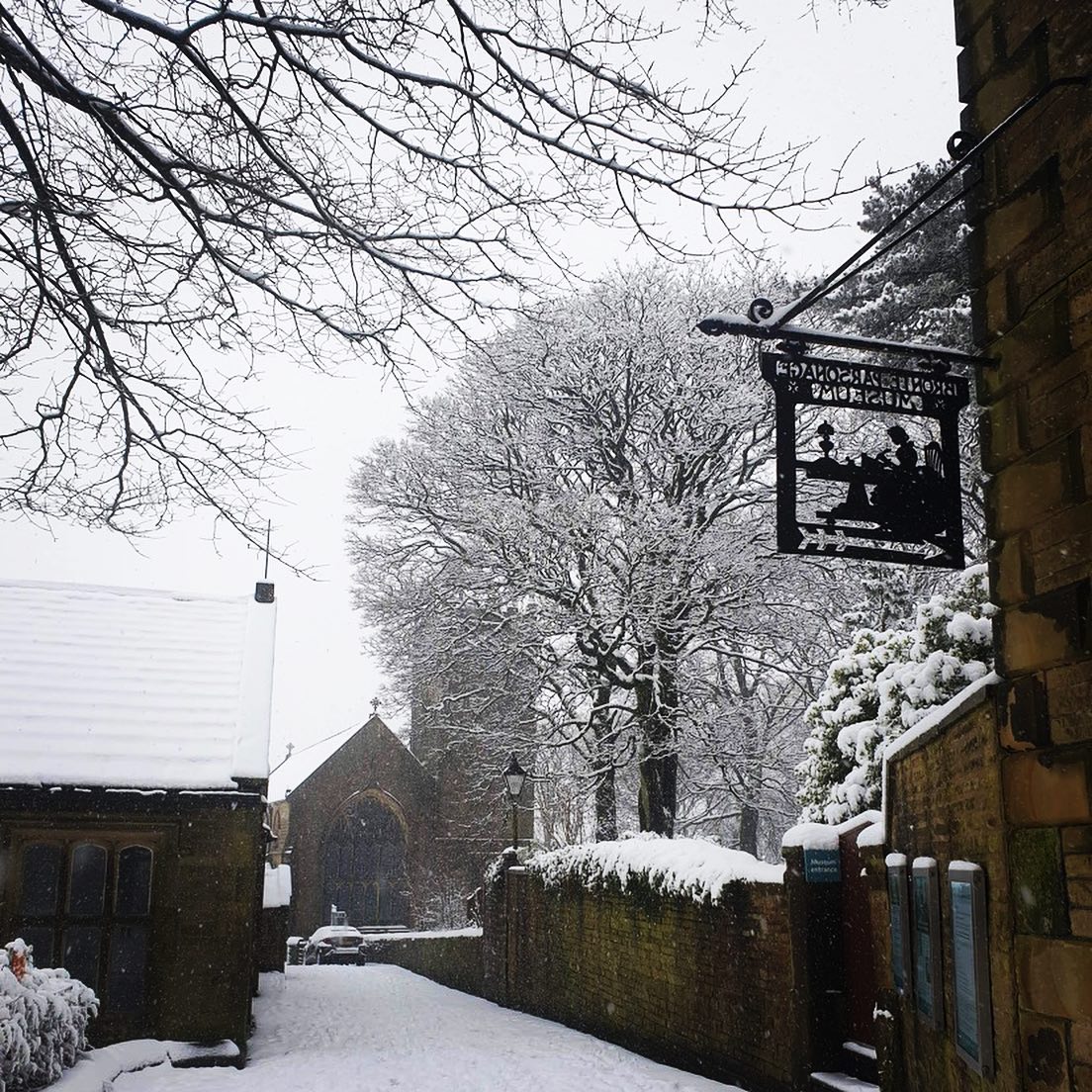 Eden in Haworth - The snow has fallen over the hills of...