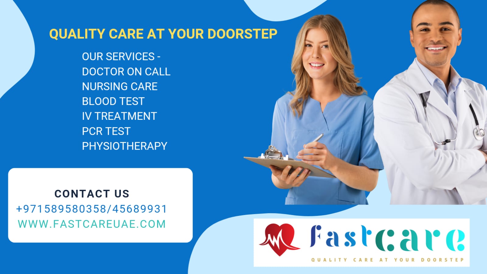 Fastcare UAE - Doctor on call service | Dubai
