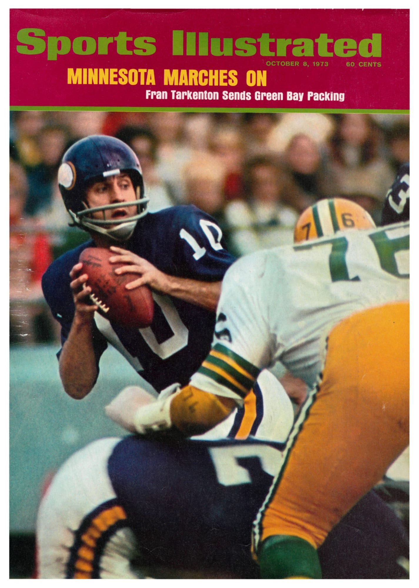 1973-10-8 Sports Illustrated - Minnesota Vikings Quarterback Fran